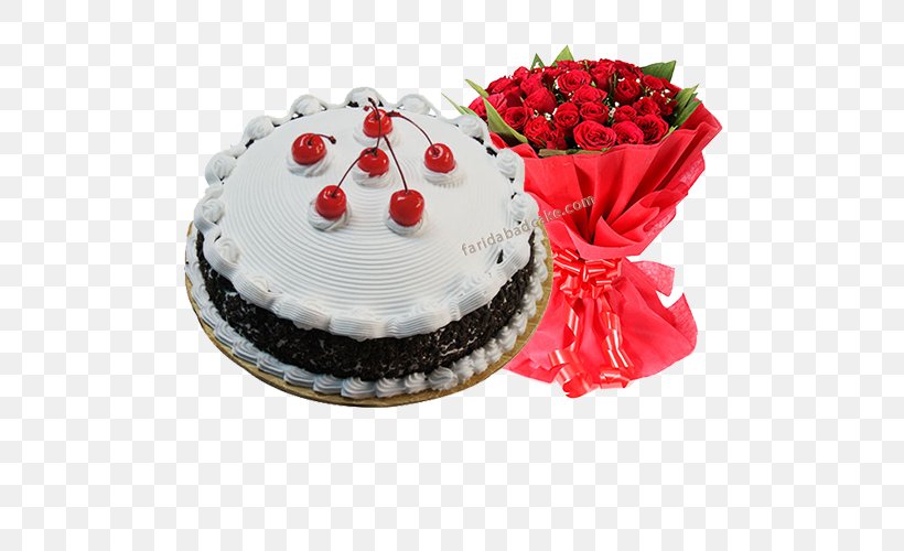 Black Forest Gateau Chocolate Cake Birthday Cake Cream Bakery, PNG, 500x500px, Black Forest Gateau, Bakery, Birthday Cake, Black Forest Cake, Buttercream Download Free