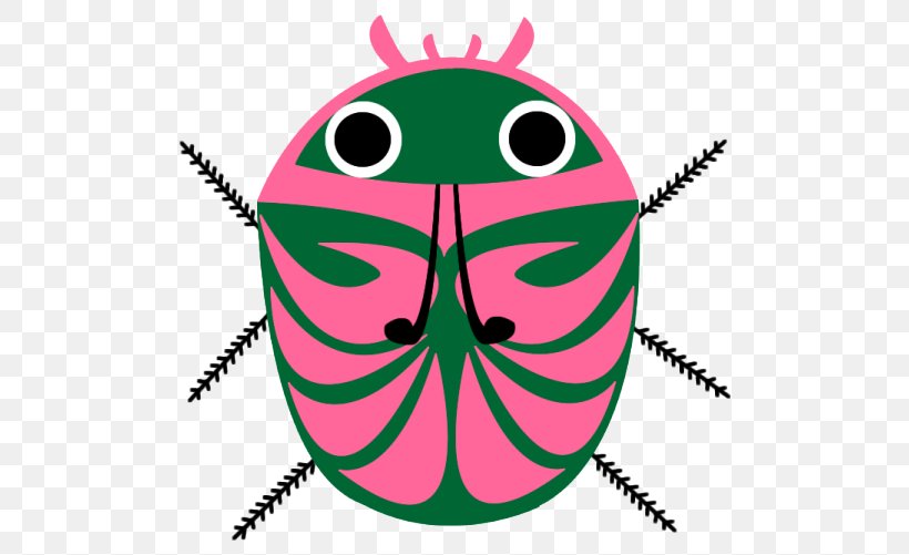 Insect Clip Art Line Pink M Leaf, PNG, 500x501px, Insect, Drawing, Leaf, Mouth, Notebook Download Free