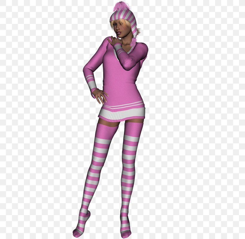 Costume Pink M Fiction Leggings Character, PNG, 667x800px, Watercolor, Cartoon, Flower, Frame, Heart Download Free