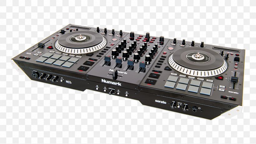 DJ Controller Audio Mixers Disc Jockey Numark Industries Virtual DJ, PNG, 960x540px, Watercolor, Cartoon, Flower, Frame, Heart Download Free