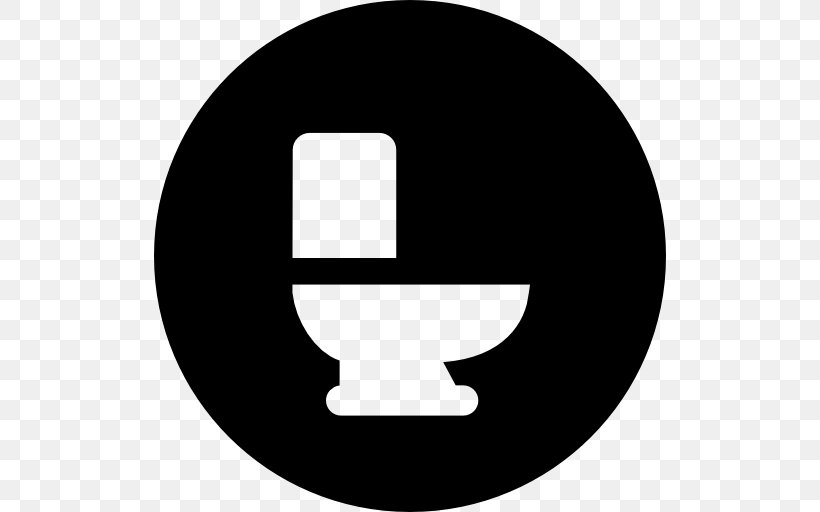 Flush Toilet Bathroom Public Toilet, PNG, 512x512px, Toilet, Bathroom, Bedroom, Black, Black And White Download Free