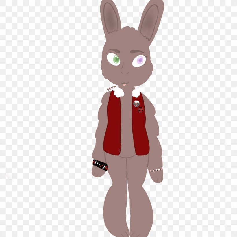Hare Domestic Rabbit Easter Bunny Vertebrate, PNG, 1000x1000px, Hare, Animal, Brown, Cartoon, Domestic Rabbit Download Free