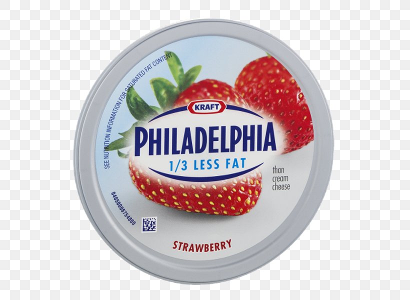 Strawberry Philadelphia Cream Cheese Kraft Foods, PNG, 600x600px, Strawberry, Cheese, Cream, Cream Cheese, Diet Food Download Free