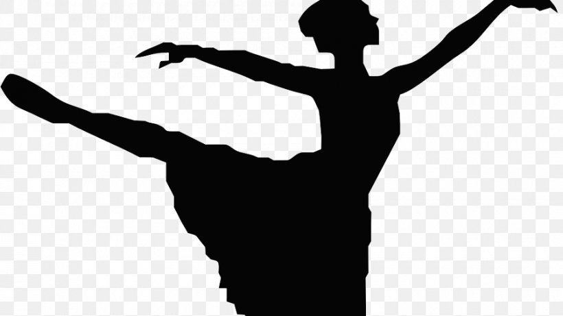 Ballet Dancer Silhouette Clip Art, PNG, 900x507px, Dance, Arm, Ballet, Ballet Dancer, Black And White Download Free