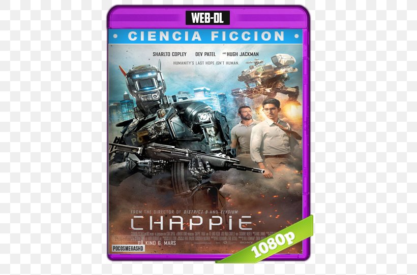 Blu-ray Disc Film Chappie 720p Subtitle, PNG, 542x542px, Bluray Disc, Action Figure, Chappie, District 9, Dvd Download Free