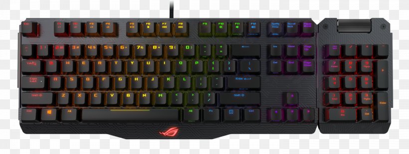 Computer Keyboard Amazon.com ASUS Republic Of Gamers Gaming Keypad, PNG, 1476x558px, Computer Keyboard, Amazoncom, Asus, Electronics, Gaming Keypad Download Free