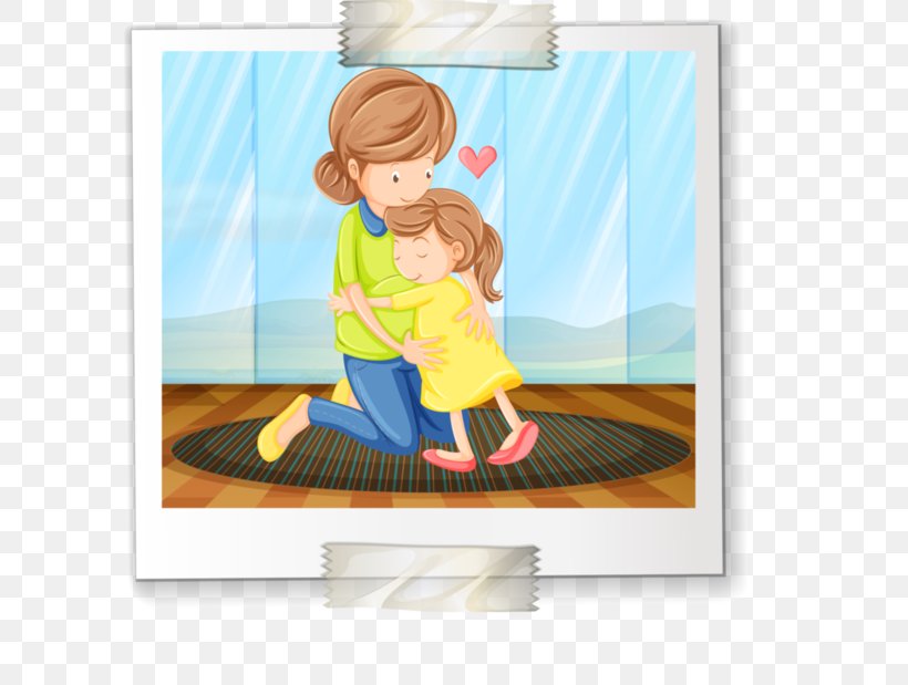 Mother Child Hug, PNG, 700x619px, Watercolor, Cartoon, Flower, Frame, Heart Download Free