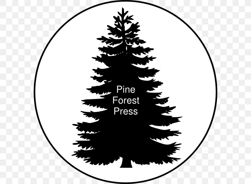 Pine Tree Evergreen Fir Clip Art, PNG, 600x600px, Pine, Black And White, Black Pine, Branch, Christmas Download Free