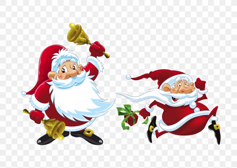 Santa Claus Running Clip Art, PNG, 1665x1184px, Santa Claus, Christmas, Christmas Decoration, Christmas Elf, Christmas Ornament Download Free