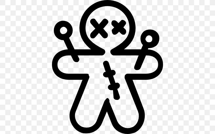 Voodoo Doll Symbol Clip Art, PNG, 512x512px, Voodoo Doll, Area, Black And White, Doll, Symbol Download Free