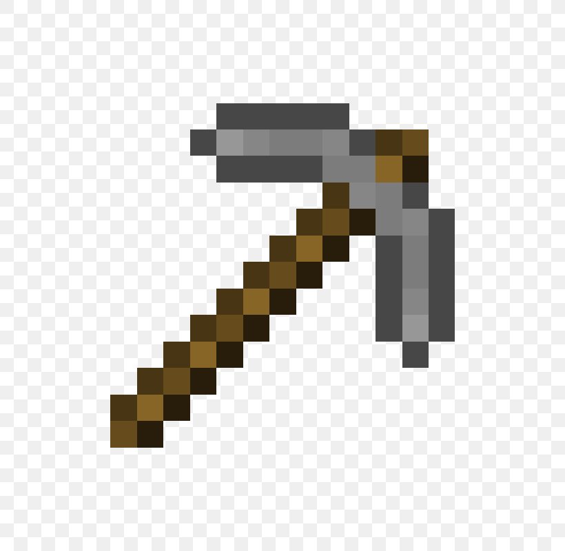 Minecraft: Pocket Edition Pickaxe Mining Rock, PNG, 800x800px, Minecraft, Axe, Item, Metal, Minecraft Pocket Edition Download Free