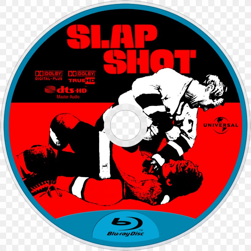 Slap Shot Film Blu-ray Disc Logo Poster, PNG, 1000x1000px, Slap Shot, Area, Bluray Disc, Brand, Character Download Free