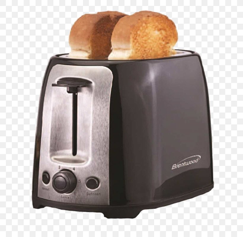 Brentwood TS-292 2-Slice Toaster Stainless Steel Home Appliance Brushed Metal, PNG, 800x800px, Toaster, Betty Crocker 2slice Toaster, Blender, Brentwood Ts264 4slice, Brushed Metal Download Free
