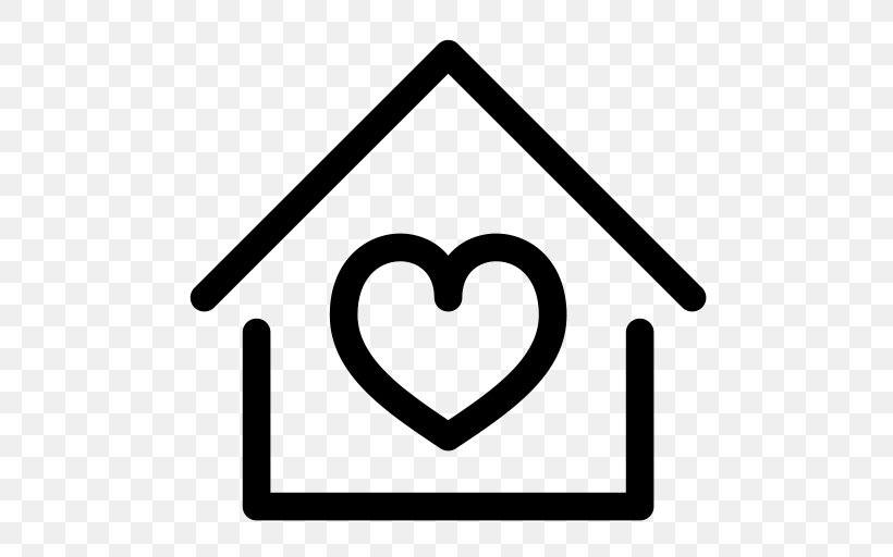 Black And White Triangle Symbol, PNG, 512x512px, Heart, Area, Black And White, Family, Home Download Free