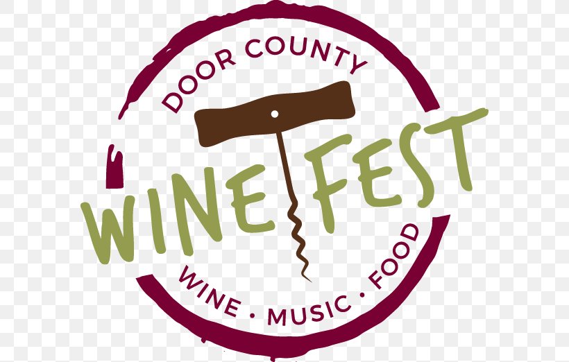 Door County, Wisconsin Wine Story Logo Brand, PNG, 588x522px, Door County Wisconsin, Area, Brand, Festival, Happiness Download Free