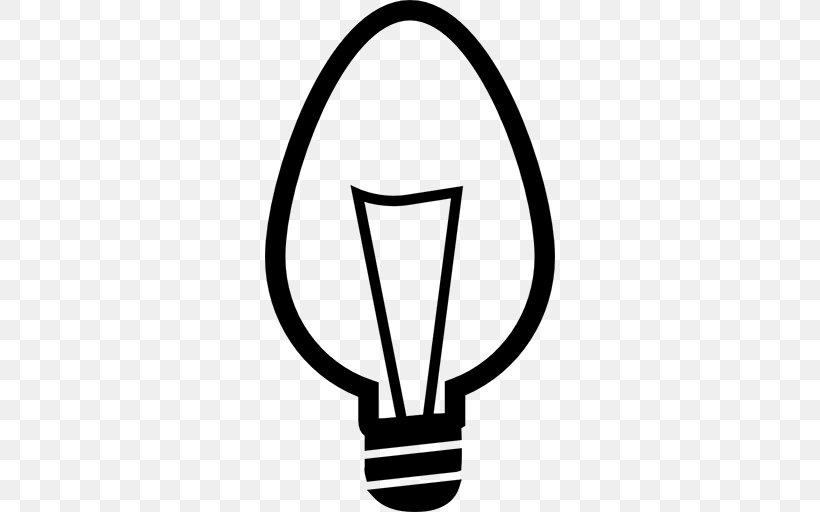Incandescent Light Bulb, PNG, 512x512px, Light, Black And White, Electricity, Incandescent Light Bulb, Lamp Download Free