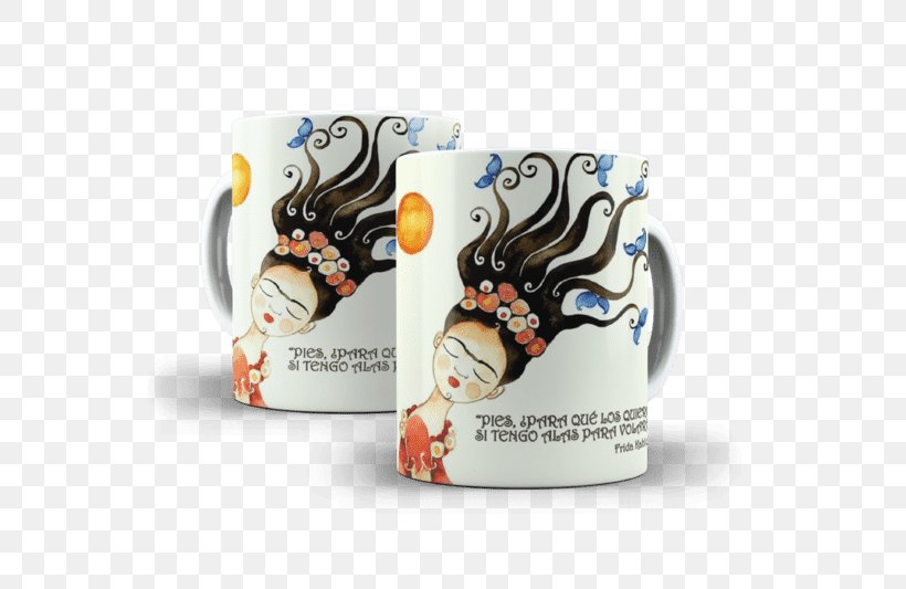 Mug Porcelain Ceramic Sublimation, PNG, 640x533px, Mug, Business, Ceramic, Frida Kahlo, Gift Download Free