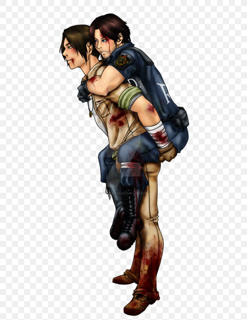 Resident Evil Outbreak Kevin Ryman Drawing Art Character, PNG, 752x1063px, Watercolor, Cartoon, Flower, Frame, Heart Download Free