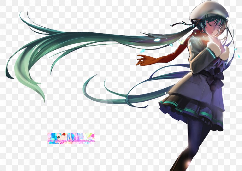 Hatsune Miku: Project Diva X Vocaloid Kagamine Rin/Len Kaito, PNG, 1253x888px, Watercolor, Cartoon, Flower, Frame, Heart Download Free