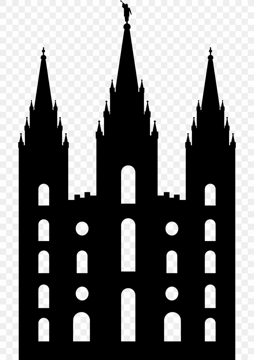 Salt Lake Temple Latter Day Saints Temple The Church Of Jesus Christ Of Latter-day Saints Clip Art, PNG, 1697x2400px, Salt Lake Temple, Black And White, Building, Decal, Facade Download Free