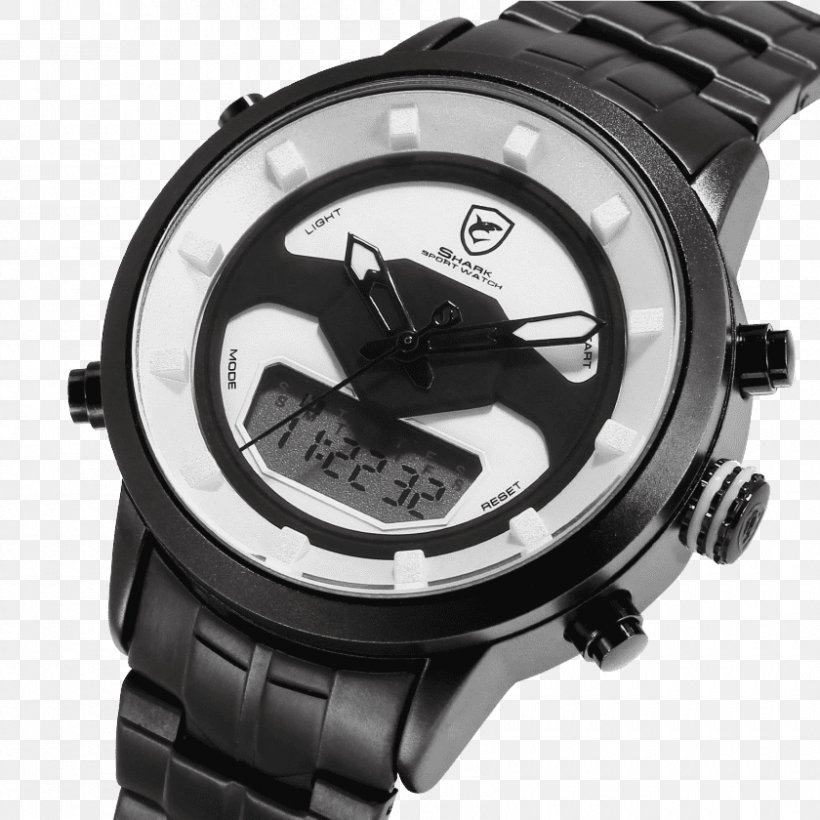 SHARK Sport Watch SHARK Sport Watch Stopwatch Quartz Clock, PNG, 840x840px, Watch, Brand, Clock, Clothing Accessories, Great White Shark Download Free