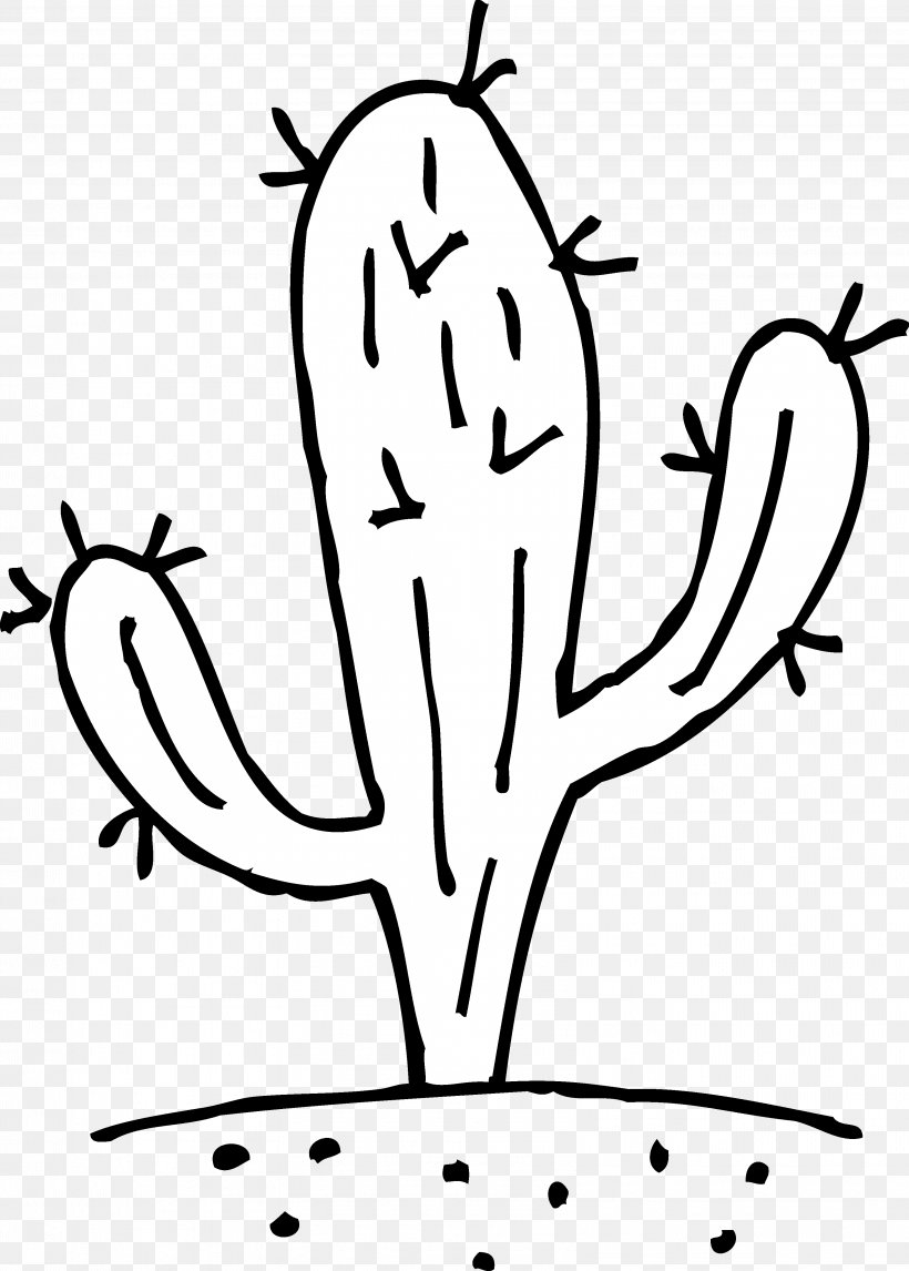 Cactaceae Black And White Saguaro Clip Art, PNG, 3216x4497px, Watercolor, Cartoon, Flower, Frame, Heart Download Free