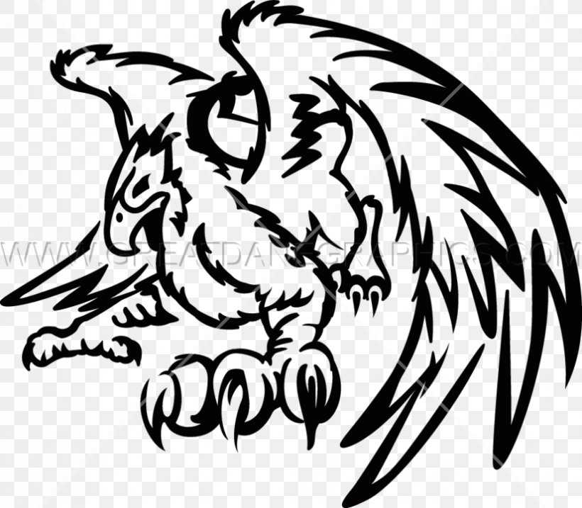 Clip Art Black And White Visual Arts Griffin /m/02csf, PNG, 825x722px, Black And White, Art, Artwork, Beak, Bird Download Free