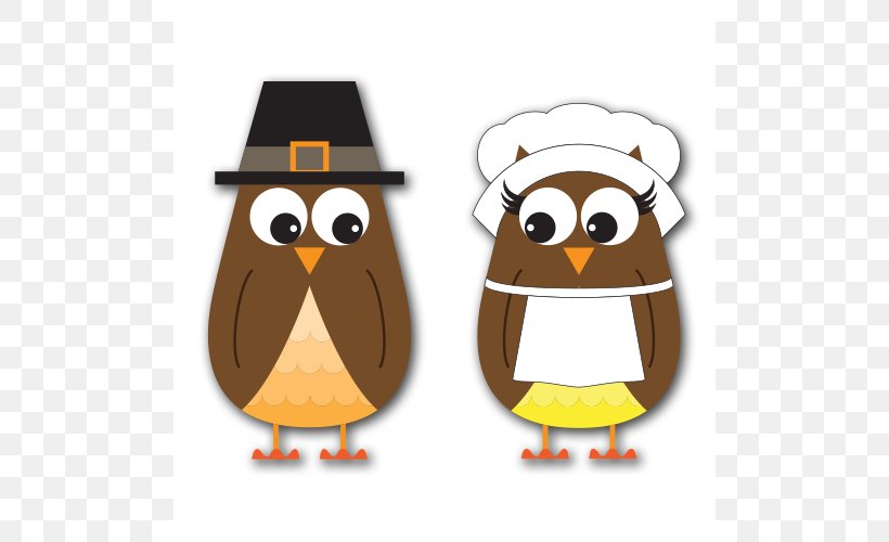 Owl Thanksgiving Pumpkin Pie Turkey Meat Clip Art, PNG, 500x500px, Owl, Beak, Bird, Bird Of Prey, Blog Download Free