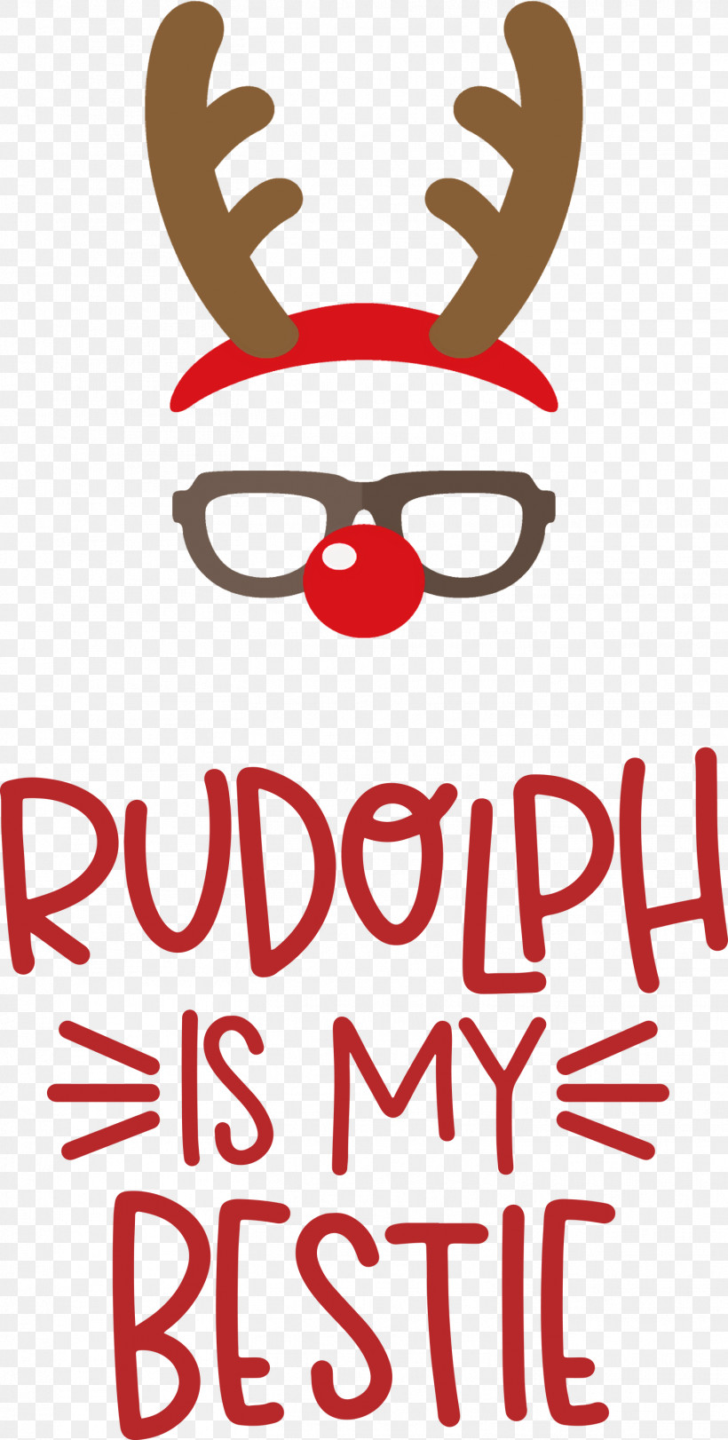Rudolph Is My Bestie Rudolph Deer, PNG, 1516x2999px, Rudolph Is My Bestie, Character, Character Created By, Christmas, Deer Download Free