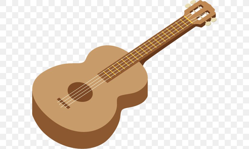 Ukulele Tiple Cuatro Acoustic Guitar Clip Art, PNG, 607x490px, Watercolor, Cartoon, Flower, Frame, Heart Download Free