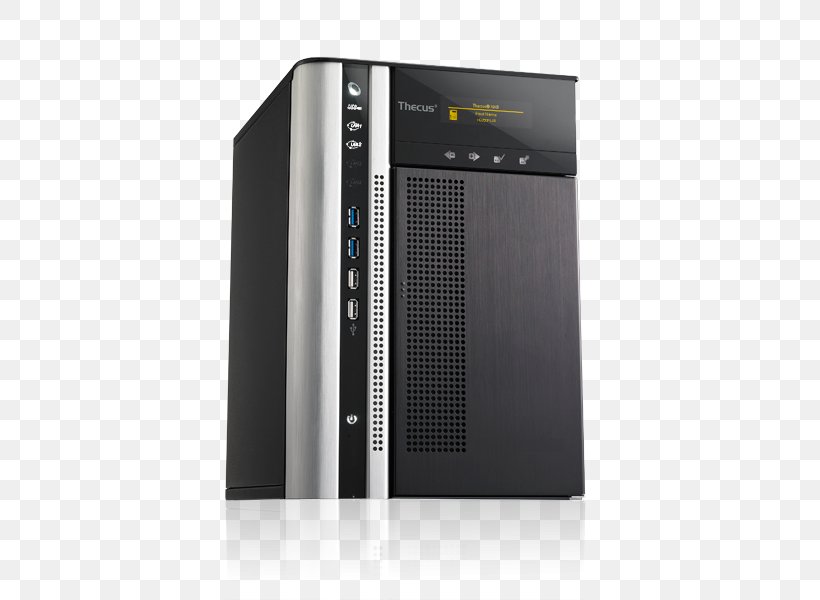 Computer Cases & Housings Thecus Network Storage Systems Data Storage Computer Servers, PNG, 600x600px, 10 Gigabit Ethernet, Computer Cases Housings, Central Processing Unit, Computer Accessory, Computer Case Download Free