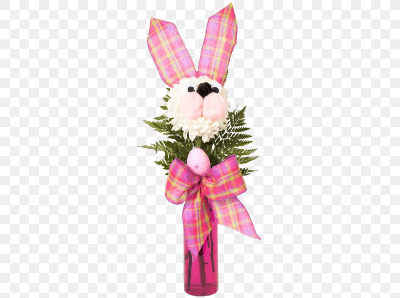 Cut Flowers Easter Bunny Floral Design Flower Bouquet, PNG, 500x611px, Cut Flowers, Easter, Easter Bunny, Floral Design, Flower Download Free