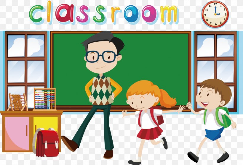 Janitor Vector Graphics Cleaner Illustration Classroom, PNG, 2496x1699px, Janitor, Area, Art, Cartoon, Child Download Free