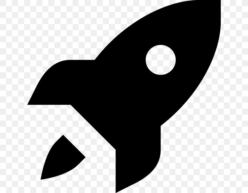 Rocket Launch Spacecraft Clip Art, PNG, 640x640px, Rocket Launch, Artwork, Black, Black And White, Launch Pad Download Free