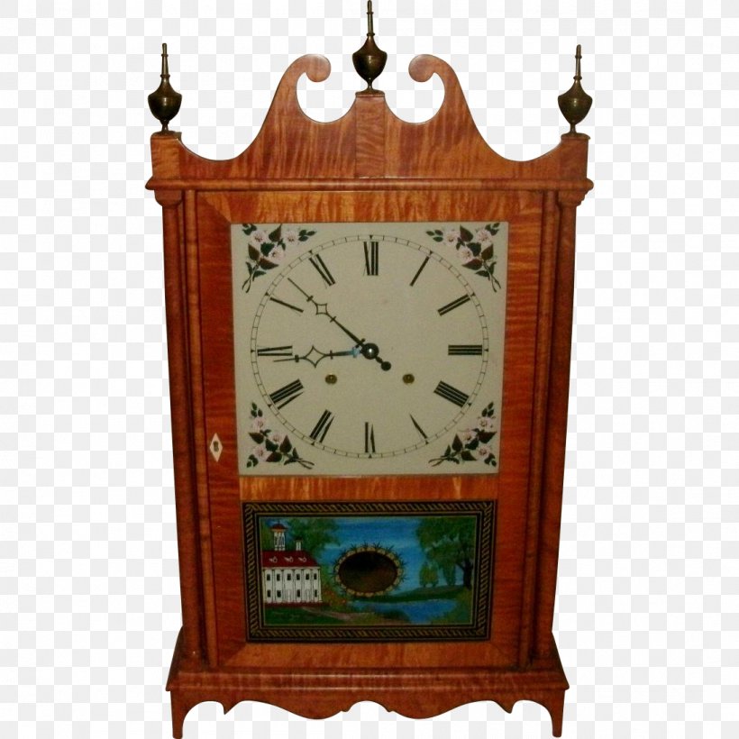 Clock Flame Maple Tiger Bench, PNG, 1098x1098px, 19th Century, Clock, Bench, Brass, Column Download Free