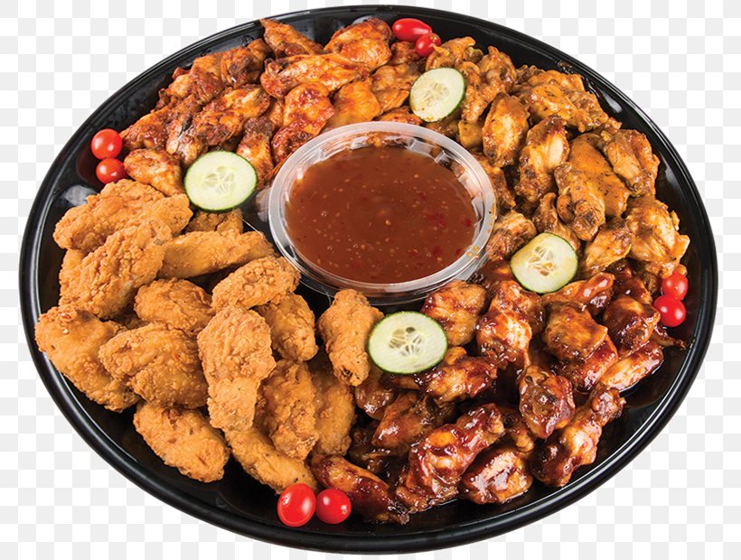Fried Chicken Buffalo Wing Platter Delicatessen Food, PNG, 790x620px, Fried Chicken, American Food, Animal Source Foods, Appetizer, Buffalo Wing Download Free
