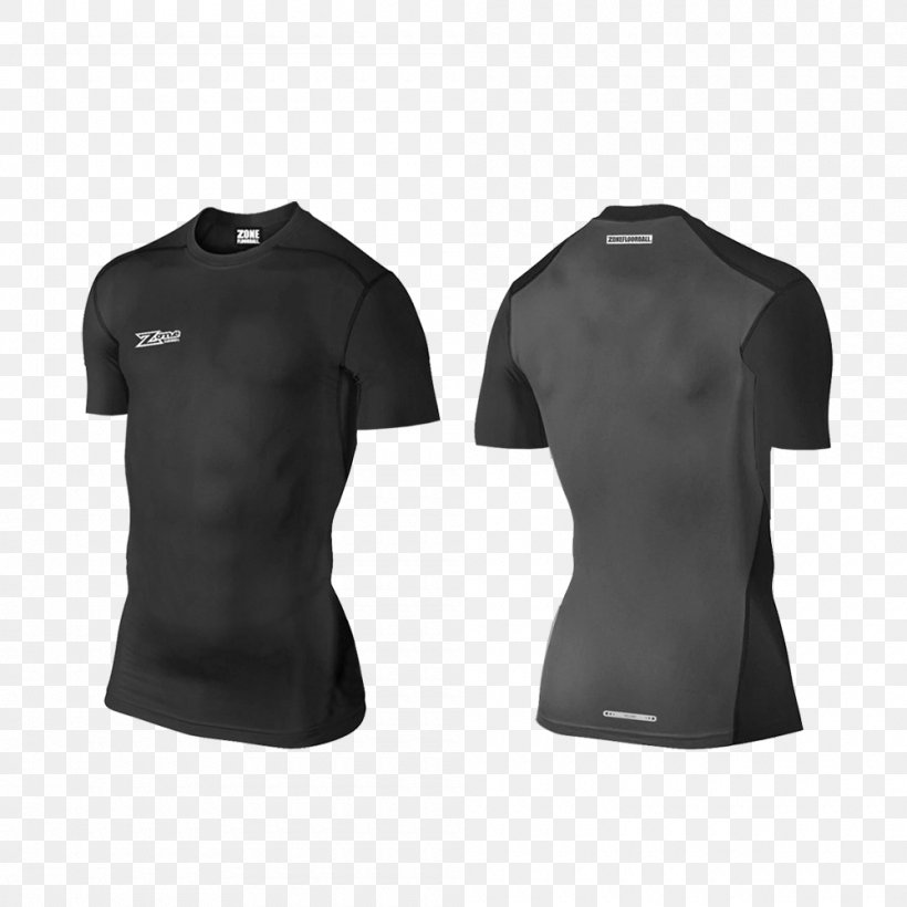 Long-sleeved T-shirt Clothing Long-sleeved T-shirt Floorball, PNG, 1000x1000px, Tshirt, Active Shirt, Black, Clothing, Clothing Accessories Download Free