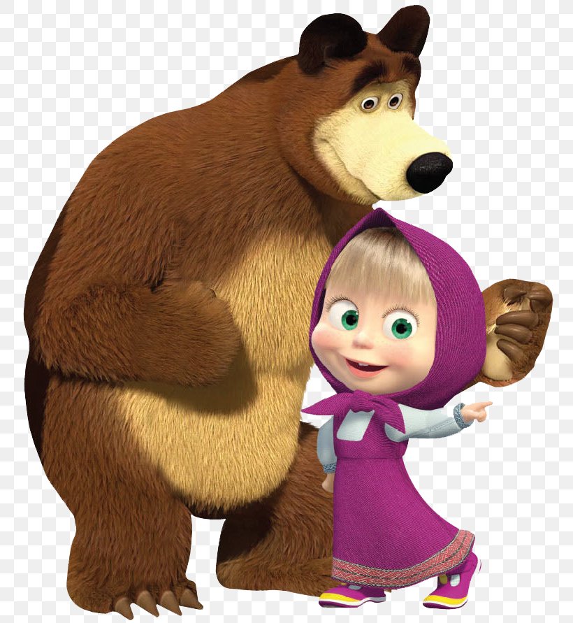 Masha And The Bear Clip Art Image, PNG, 780x891px, Masha And The Bear ...