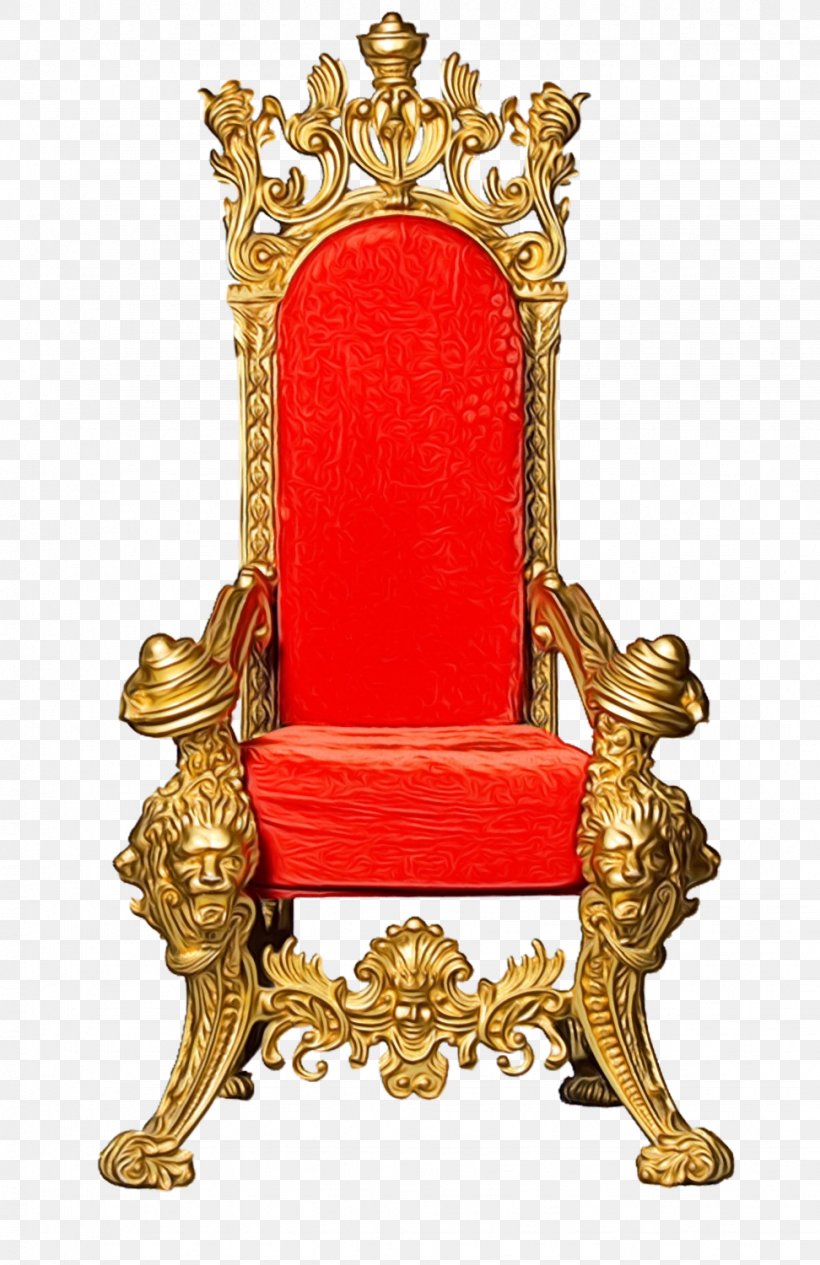 Chair Furniture Throne Antique Brass, PNG, 972x1500px, Watercolor, Antique, Brass, Chair, Furniture Download Free
