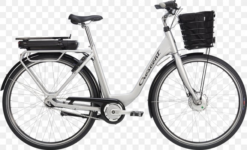 Crescent Elin 7-vxl (2018) Electric Bicycle Monark, PNG, 987x600px, 2017, Crescent Elin 7vxl 2018, Batavus, Battery, Bicycle Download Free