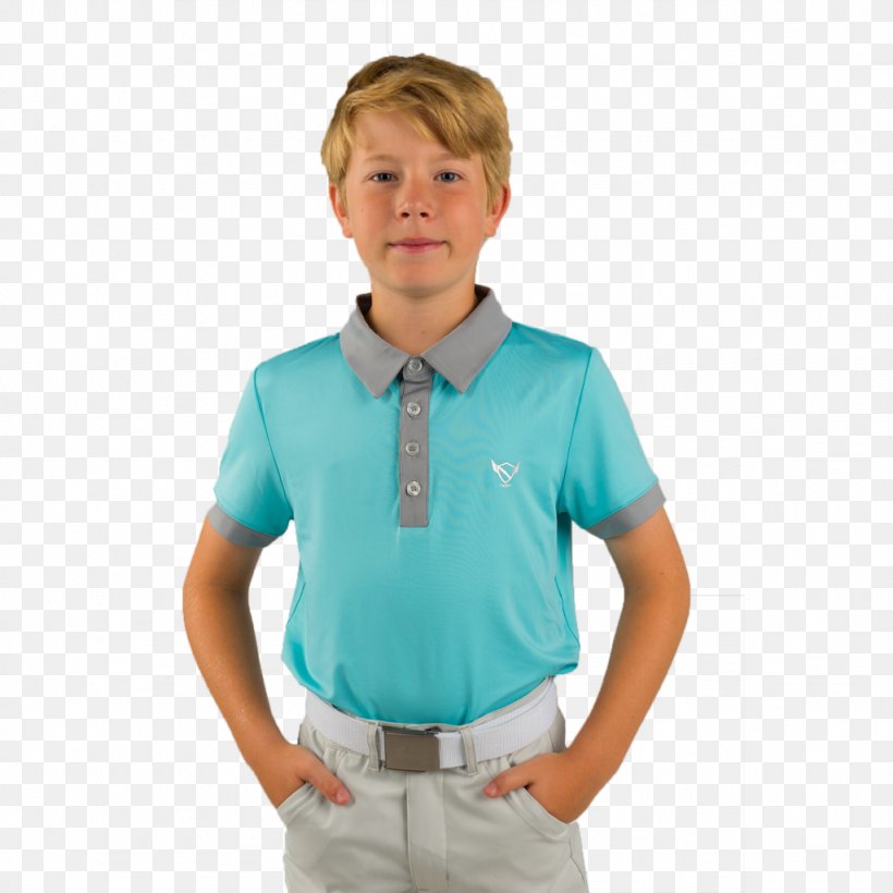Polo Shirt T-shirt Dress Shirt Golf Sleeve, PNG, 1024x1024px, Polo Shirt, Aqua, Arm, Blue, Boy Download Free