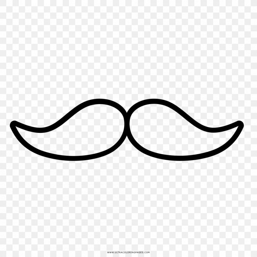 Drawing Moustache Coloring Book Black And White, PNG, 1000x1000px, Drawing, Auto Part, Barber, Black, Black And White Download Free