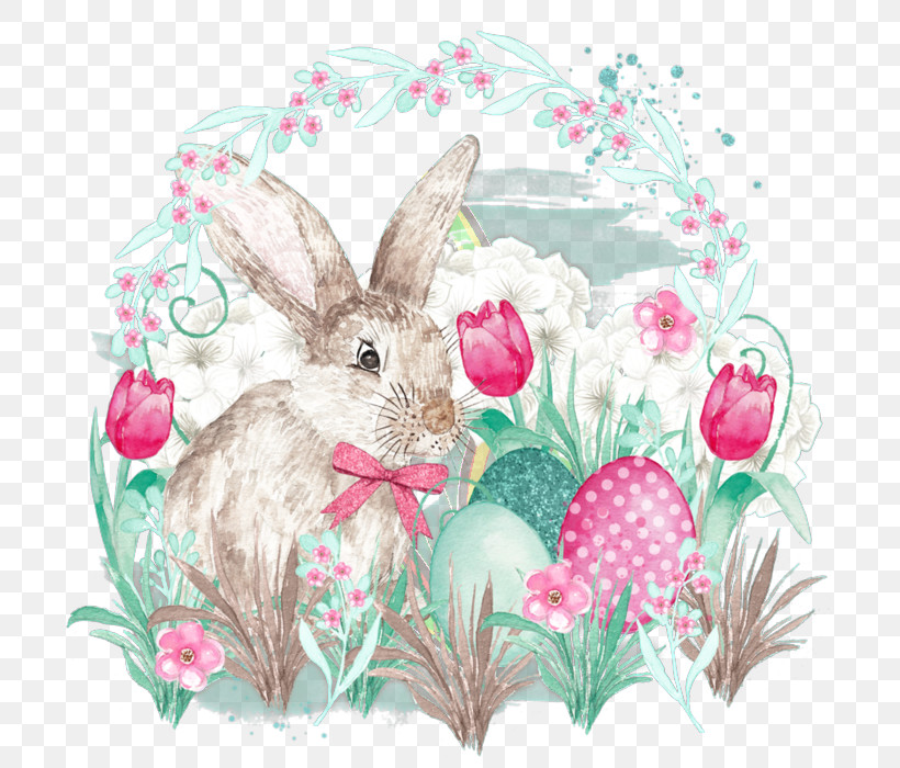 Easter Egg, PNG, 700x700px, Pink, Easter, Easter Bunny, Easter Egg, Flower Download Free