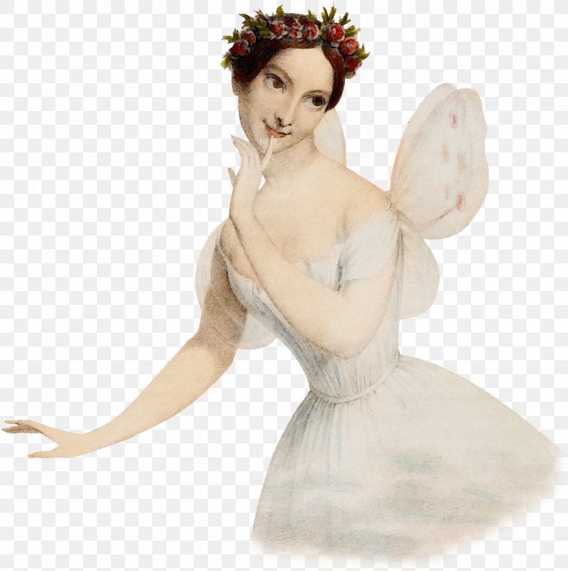 Figurine Angel Fictional Character Costume Accessory Supernatural Creature, PNG, 2388x2400px, Watercolor, Angel, Costume Accessory, Costume Design, Fictional Character Download Free