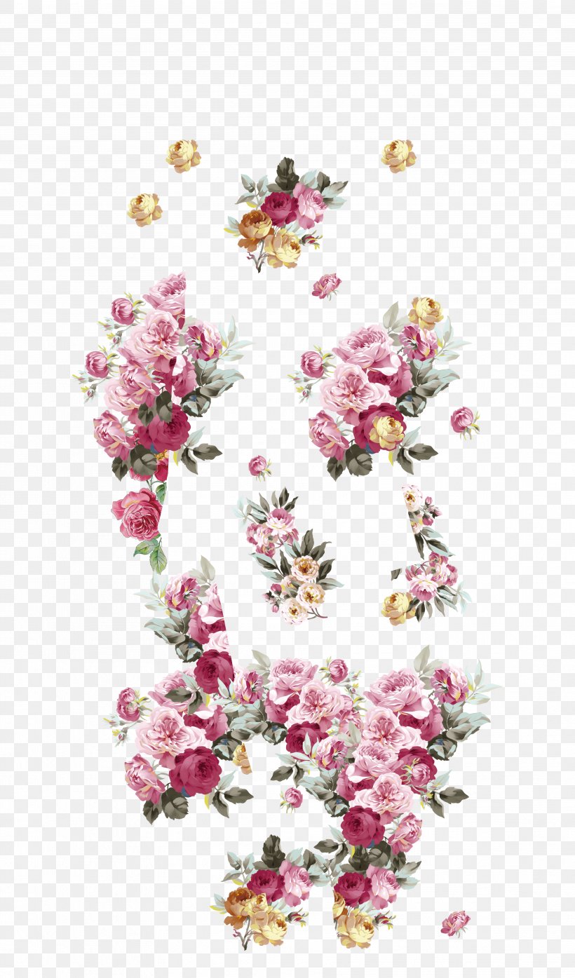 Floral Design Flower Nosegay Pink, PNG, 3543x6030px, Floral Design, Artificial Flower, Blossom, Branch, Cherry Blossom Download Free