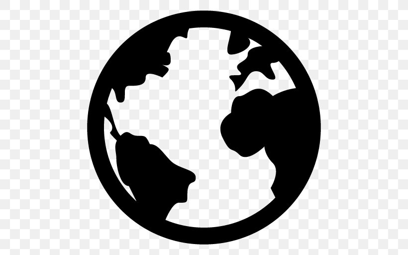 Globe Earth World Clip Art, PNG, 512x512px, Globe, Artwork, Black And White, Earth, Human Behavior Download Free