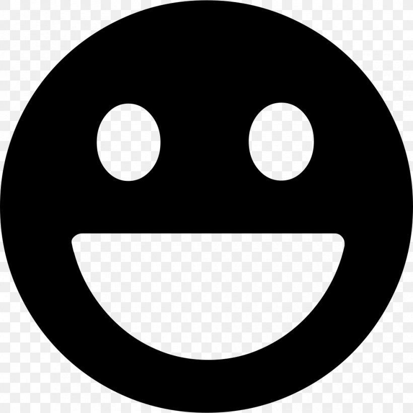 Smiley Emoticon, PNG, 980x980px, Smiley, Black And White, Cdr, Emoticon, Face Download Free