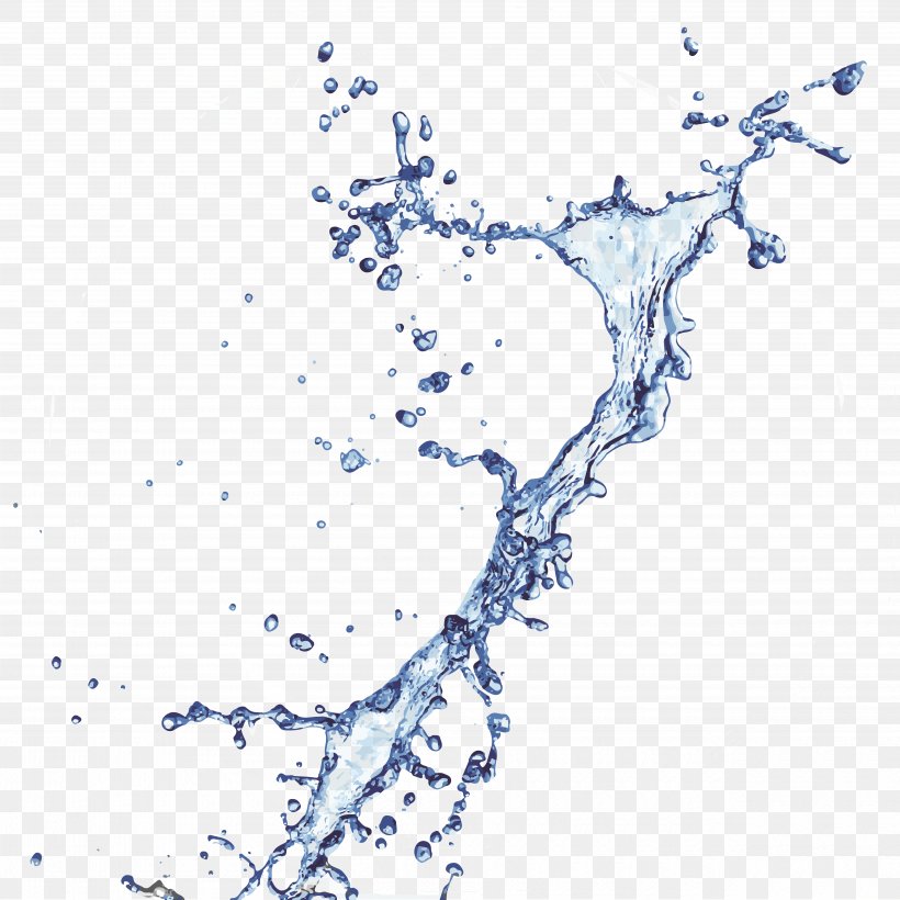 Water Splash, PNG, 5000x5004px, Water, Area, Blue, Drop, Infographic Download Free