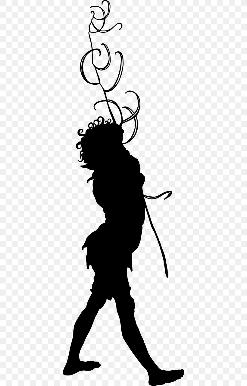 Silhouette Black And White Person Clip Art, PNG, 640x1280px, Silhouette, Art, Artwork, Black, Black And White Download Free