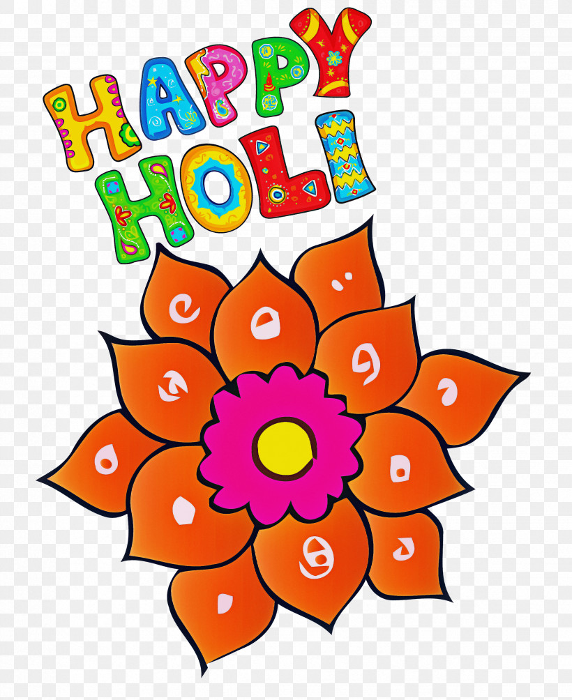 Happy Holi, PNG, 2449x3000px, Happy Holi, Creativity, Cut Flowers, Floral Design, Flower Download Free